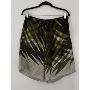Dries Van Noten Graphic-print relaxed-fit satin shorts